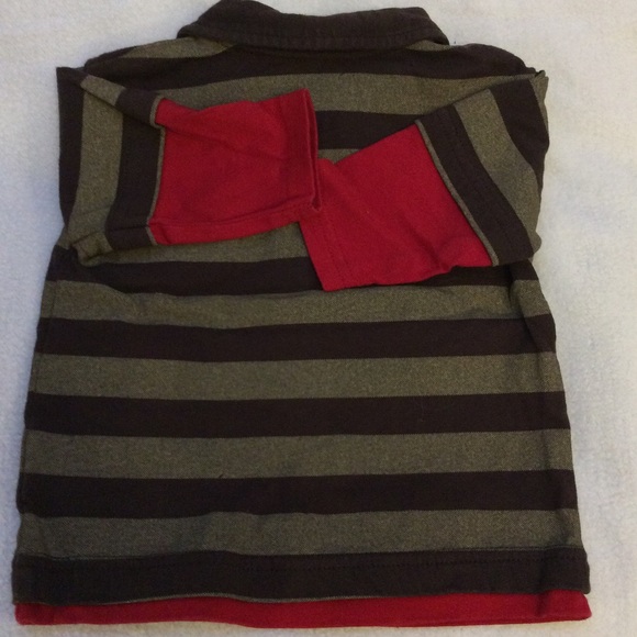 Cherokee 100% cotton long sleeve polo shirt 3-6M - Picture 3 of 5